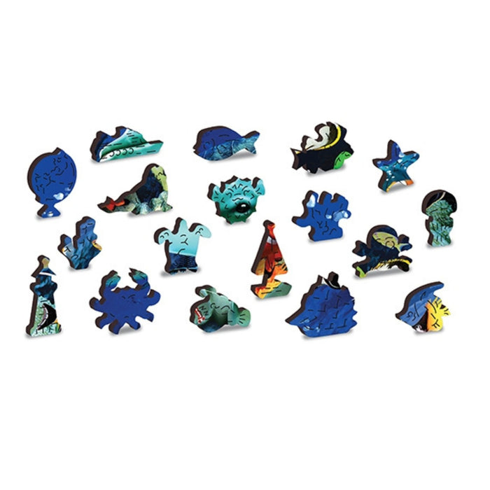 Wooden Jigsaw Puzzle, Underwater Adventures