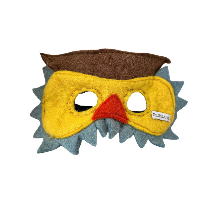 Wool Felt Owl Mask