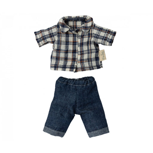 Clothes for Dad Mouse, Blue Jeans-Maileg-Simply Green Baby