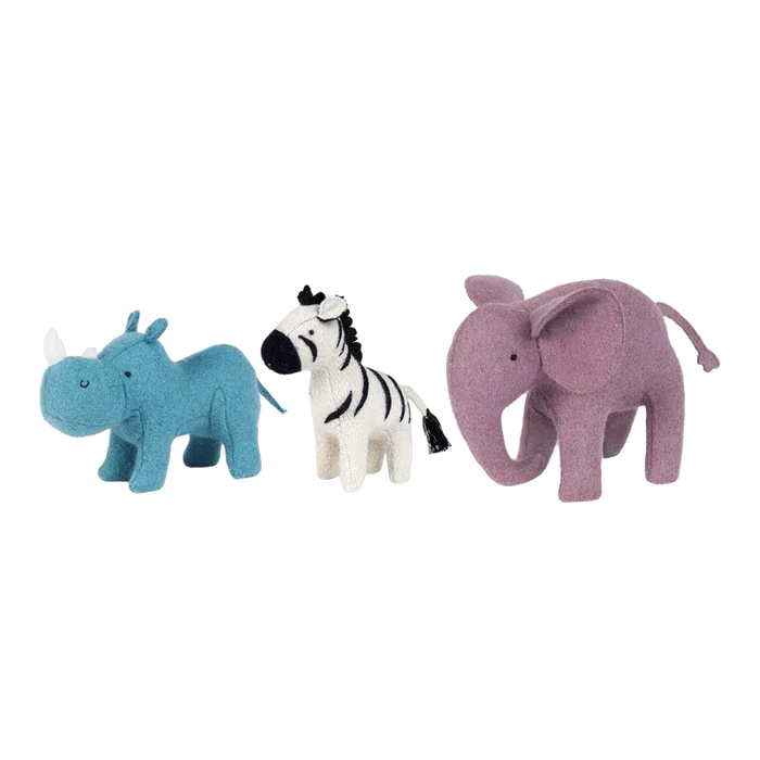 Olli Ella Holdie™ Folk Set - Safari Animals-Simply Green Baby