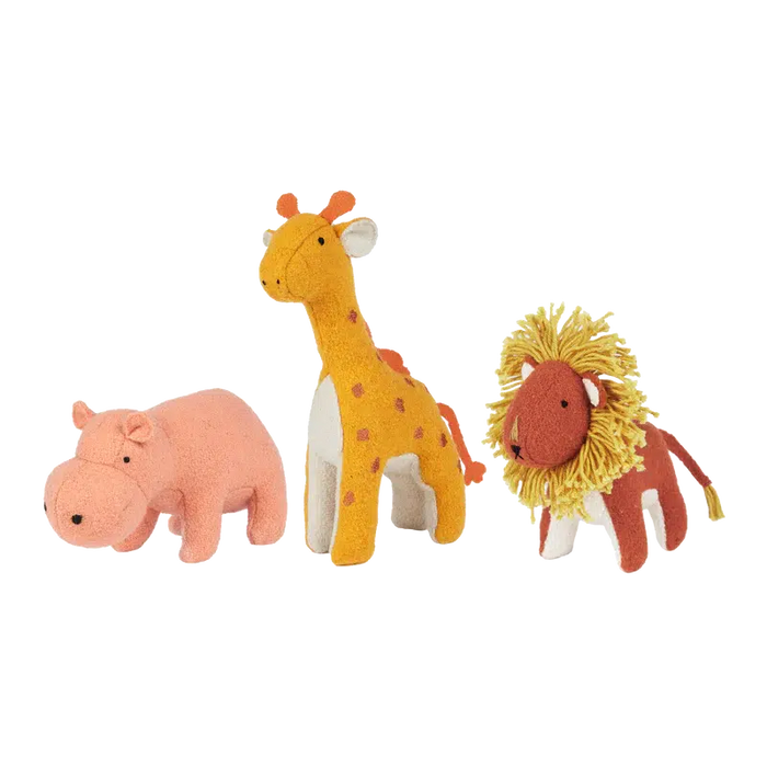 Olli Ella Holdie™ Folk Set - Savannah Animals-Simply Green Baby