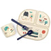 Illustrated Kid Dinner Set-Ekobo-Simply Green Baby