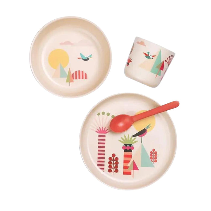 Illustrated Kid Set-Ekobo-Simply Green Baby