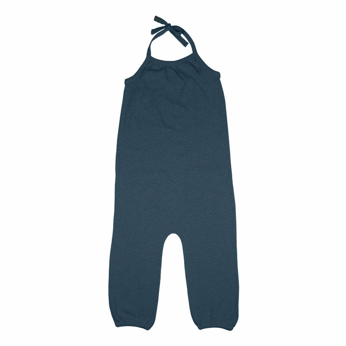 L'ovedbaby Pointelle Halter Romper-Simply Green Baby