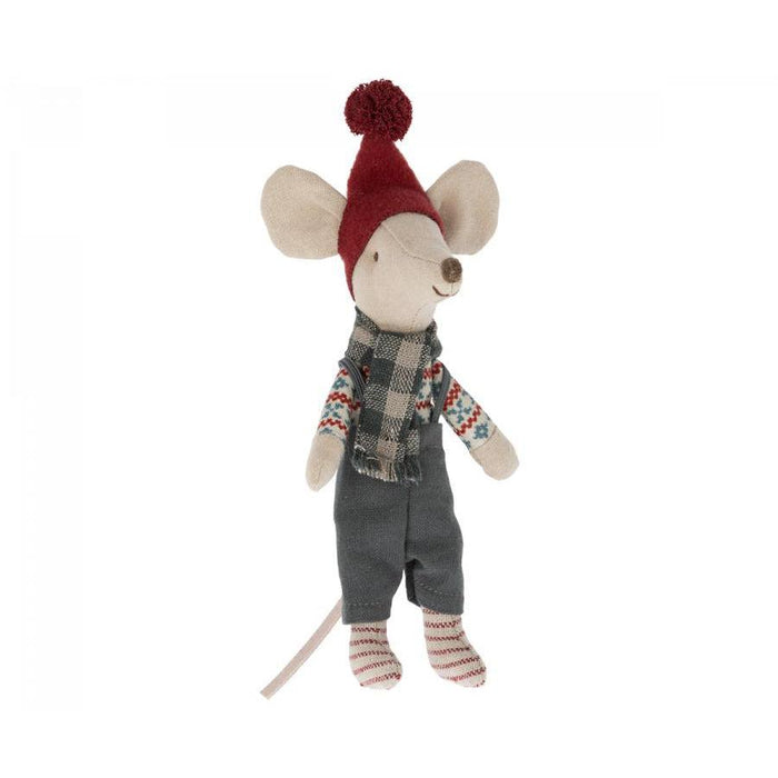 Maileg Christmas Mouse, Big Brother-Simply Green Baby