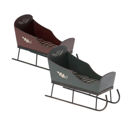 Maileg Mini Sleigh-Simply Green Baby