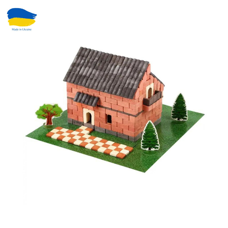 Mini Bricks Constructor Set, Irish House-Wise Elk-Simply Green Baby