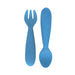 ezpz Mini Utensils (Fork + Spoon) Set-Simply Green Baby