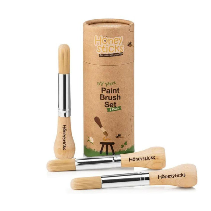 My First Paint Brush Set-Honeysticks-Simply Green Baby