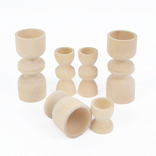 Natural Wooden Egg Cup-Simply Green Baby