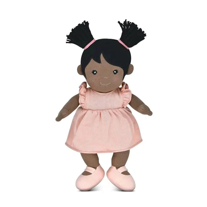 Apple Park Organic Doll - Park Friends, Mia in Dusty Rose-Simply Green Baby