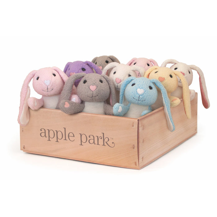 Apple Park Organic Fuzzy Bunny-Simply Green Baby