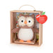 Apple Park Organic Picnic Pals Plush Swinging Crate Owl-Simply Green Baby