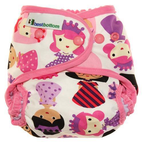 Best Bottom All In Two Cotton Diaper Cover, Snap-Simply Green Baby