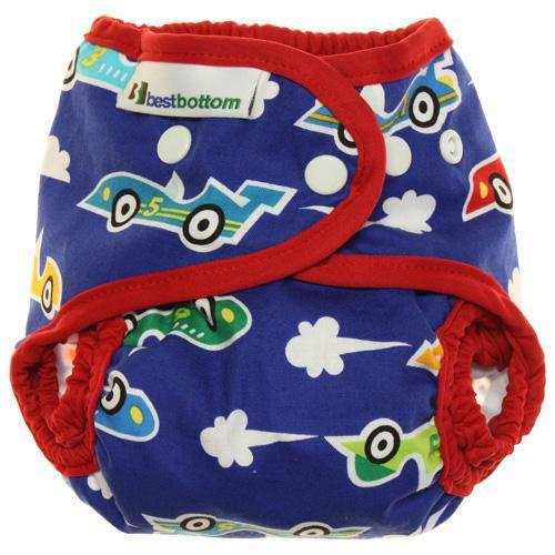 Best Bottom All In Two Cotton Diaper Cover, Snap-Simply Green Baby