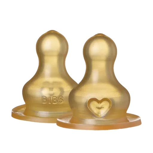 Bibs Bottle Nipple Latex 2 pack-Simply Green Baby