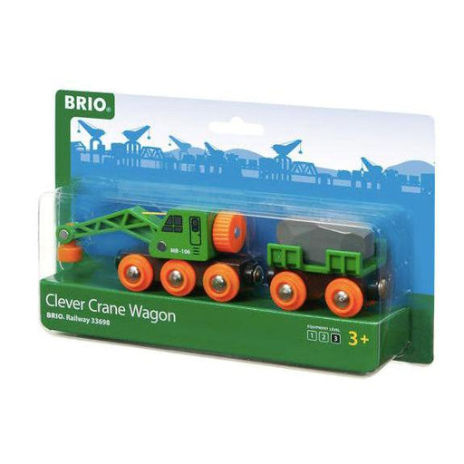 Brio Clever Crane Wagon-Simply Green Baby