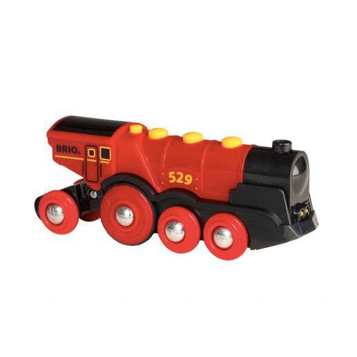 Brio Mighty Red Action Locomotive-Simply Green Baby