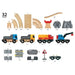 Brio Rail + Road Loading Quarry Set-Simply Green Baby