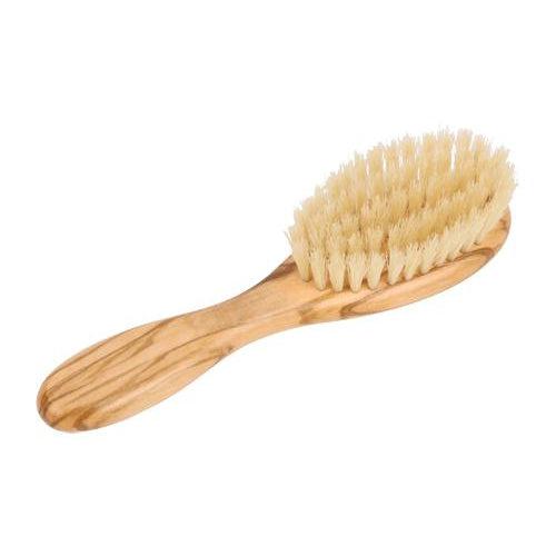 Bürstenhaus Redecker Olive Wood Children's Hairbrush-Simply Green Baby