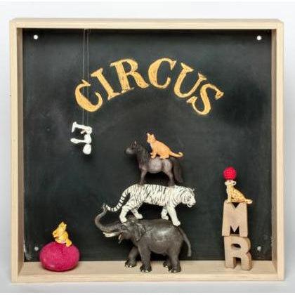 Chalkboard Shadow Box-Simply Green Baby