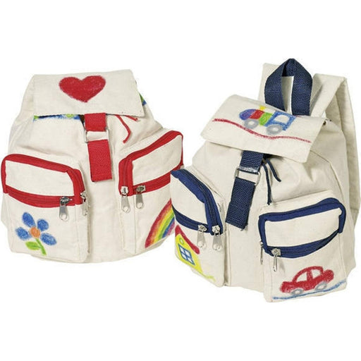 Colour Me Cotton Rucksack-Simply Green Baby