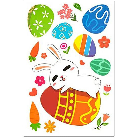 Easter Removable Window Stickers - Bunny + Basket-Simply Green Baby