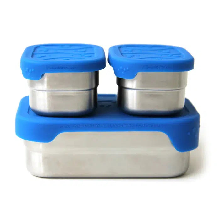 ECOlunchbox Leak Proof Blue Water Bento Splash Pod-Simply Green Baby