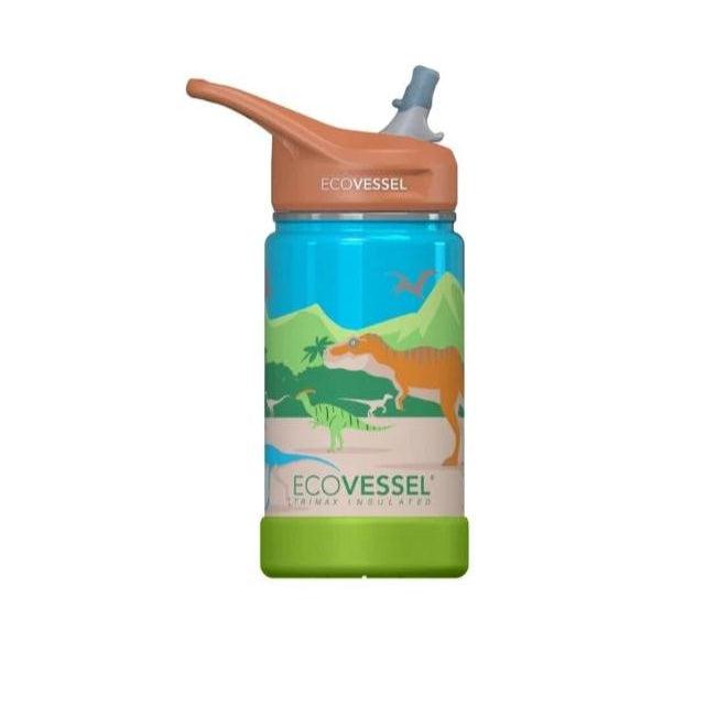 EcoVessel Frost Kids Insulated Straw Water Bottle-Simply Green Baby