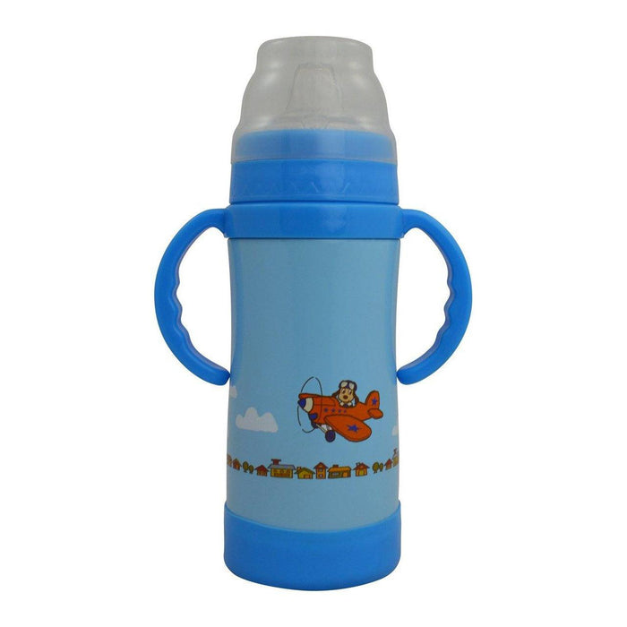 EcoVessel Insulated Sippy Bottle-Simply Green Baby