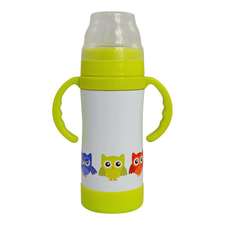 EcoVessel Insulated Sippy Bottle-Simply Green Baby