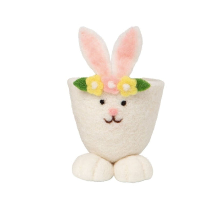 Felt Egg Cup Shape Bunny Basket