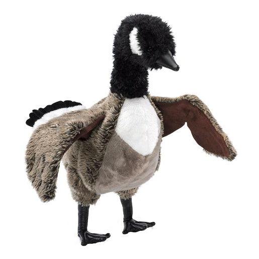 Folkmanis Puppet - Canada Goose-Simply Green Baby