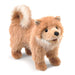 Folkmanis Puppet - Pomeranian-Simply Green Baby