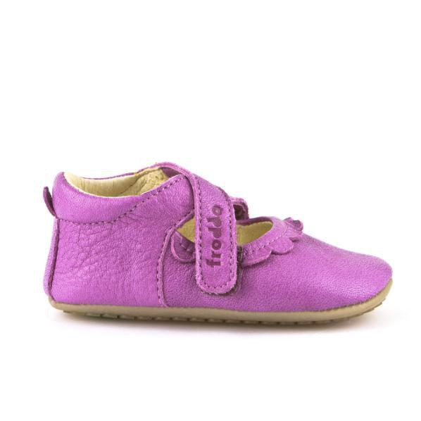 Froddo Mary Jane Pre-Walkers - Fuchsia-Simply Green Baby