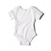 Goat-Milk Organic Onesie - Pointelle Short Sleeve White-Simply Green Baby