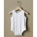 Goat-Milk Organic Onesie - Ribbed Sleeveless White-Simply Green Baby