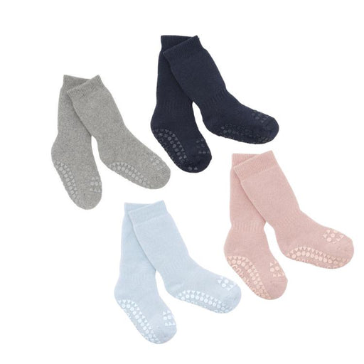 GoBabyGo Non-Slip Cotton Socks-Simply Green Baby