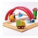 Grimm's Building Set Wooden Train-Simply Green Baby