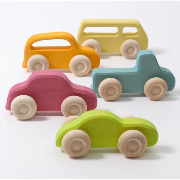 Grimm's Wooden Cars Slimline-Simply Green Baby