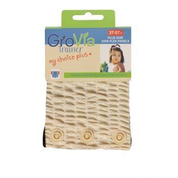 Grovia Side Flex Panels - Vanilla (3T-5T)-Simply Green Baby