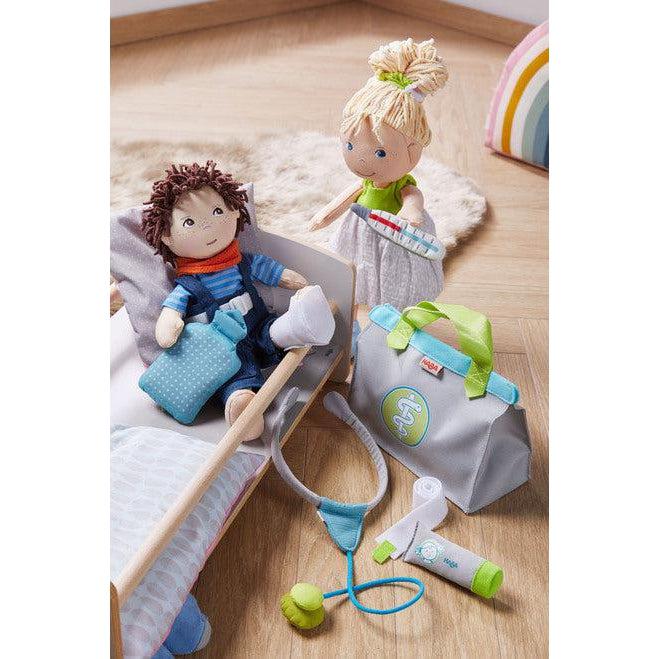 Haba Doll Sized Doctor Play Set-Simply Green Baby