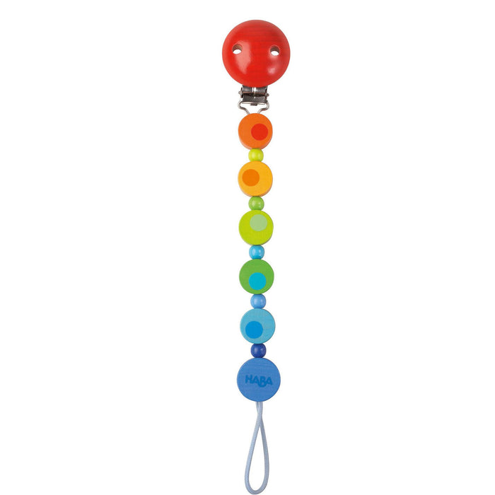 Haba Pacifier Chain - Rainbow-Simply Green Baby