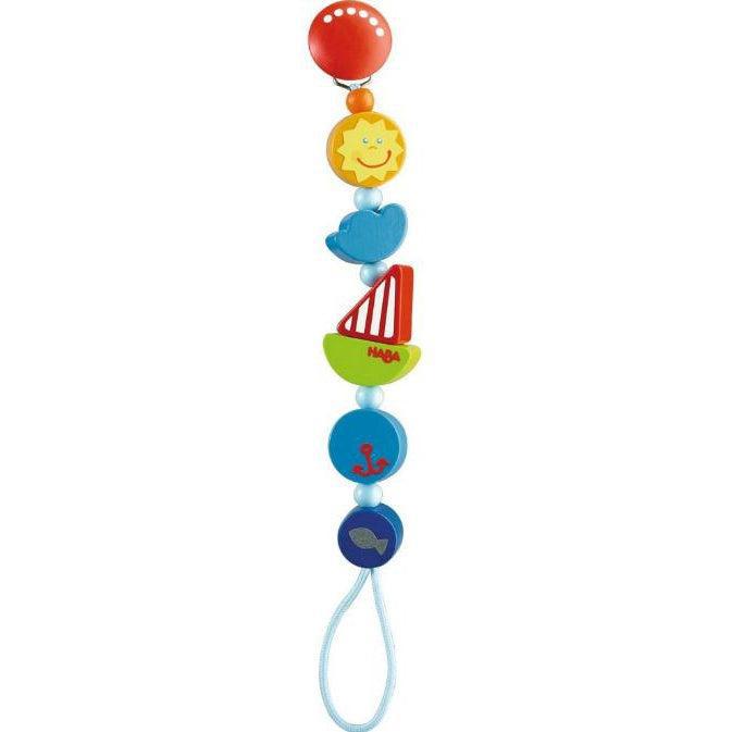 Haba Pacifier Chain - Ship Ahoy-Simply Green Baby