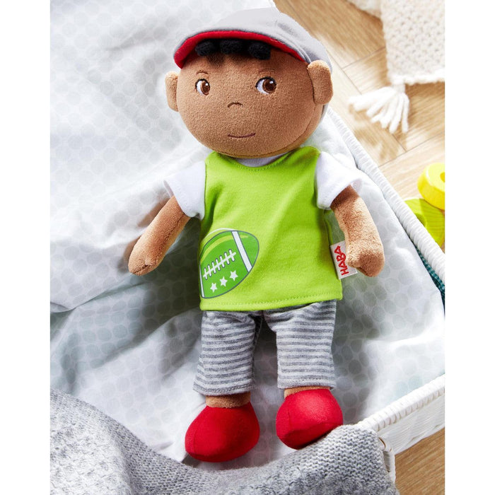 Haba Snug-Up Doll - Mason-Simply Green Baby