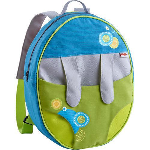 Haba Summer Meadow Backpack to Carry 12" Soft Dolls-Simply Green Baby