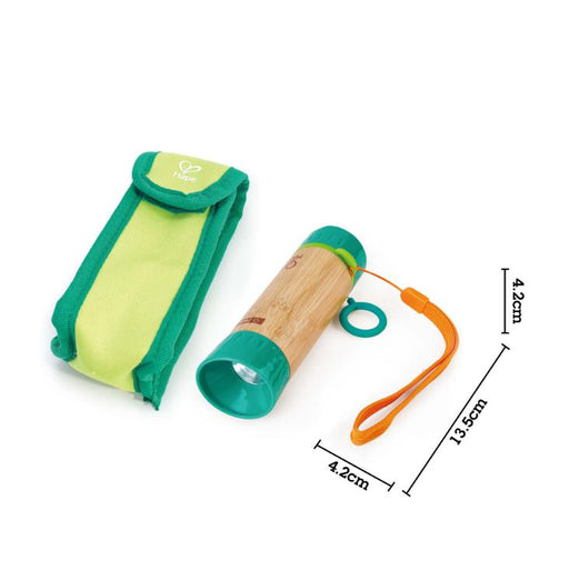 Hape Nature Fun - Hand Powered Flashlight-Simply Green Baby