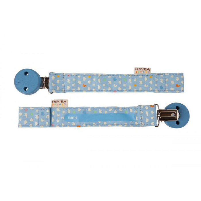 Hevea Organic Pacifier Holder - Blue-Simply Green Baby