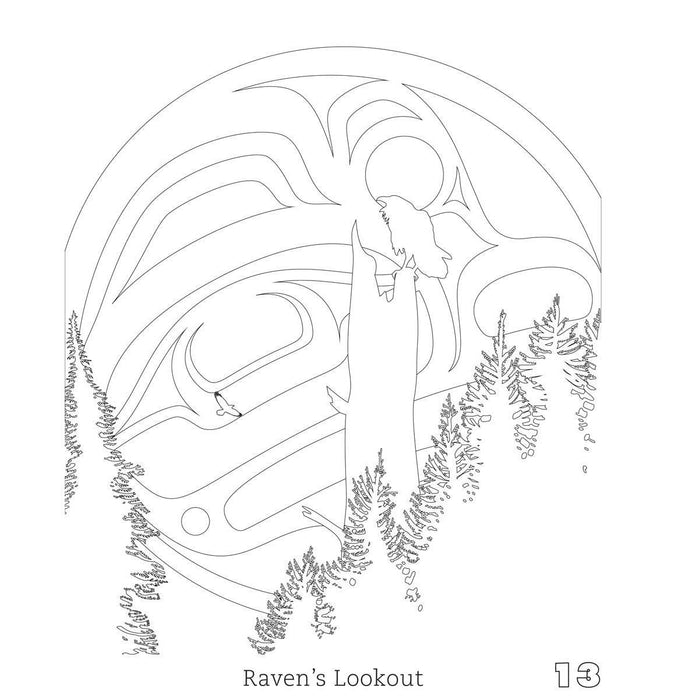 Indigenous Art, Colouring Book - Tlingit-Simply Green Baby