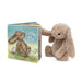 Jellycat Bashful Bunny, Beige-Simply Green Baby